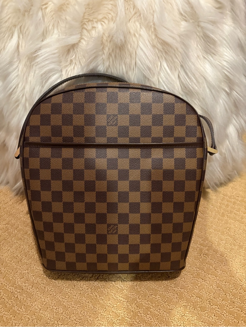 Louis Vuitton Damier Ebene Ipanema PM Shoulder Bag